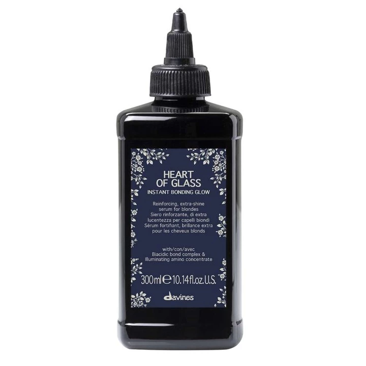 Davines Heart of Glass Serum 300ml – serum do naturalnych i blond włosów, chroniące kolor i nadające blask.