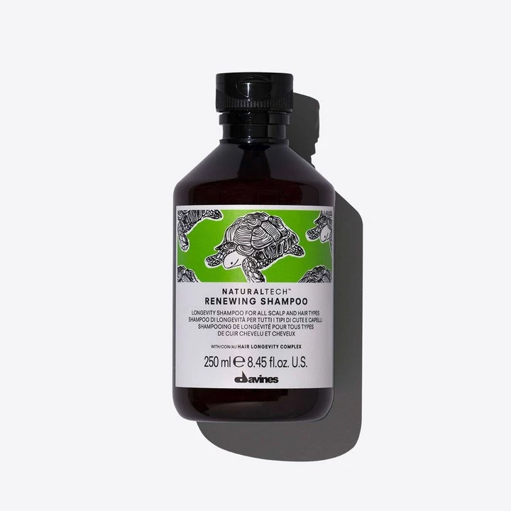 Davines Naturaltech Renewing Shampoo 250 ml – szampon do włosów zniszczonych, chroniący i regenerujący pasma.