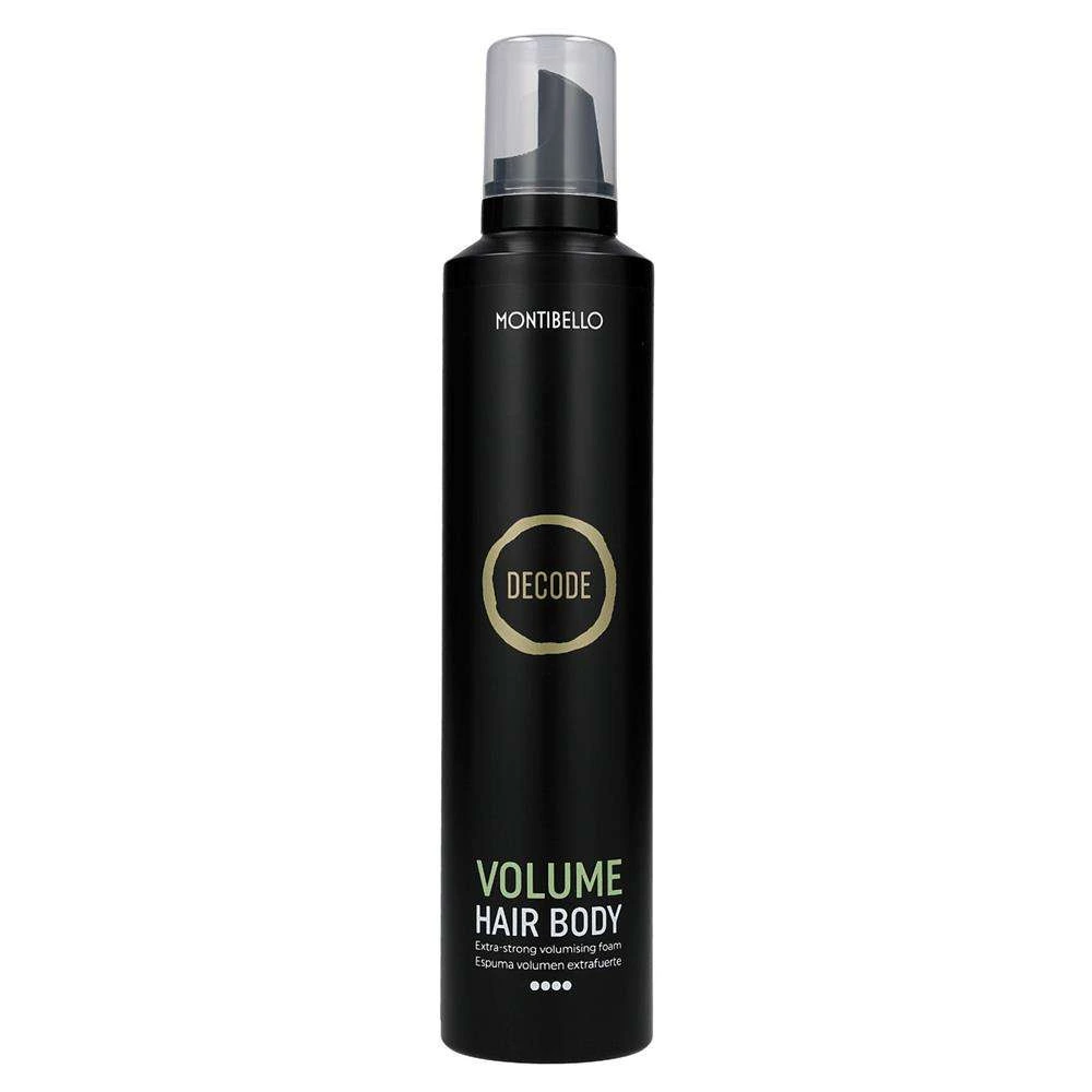 Montibello Decode Volume Hair Body 300 ml – bardzo mocna pianka unosząca włosy od nasady