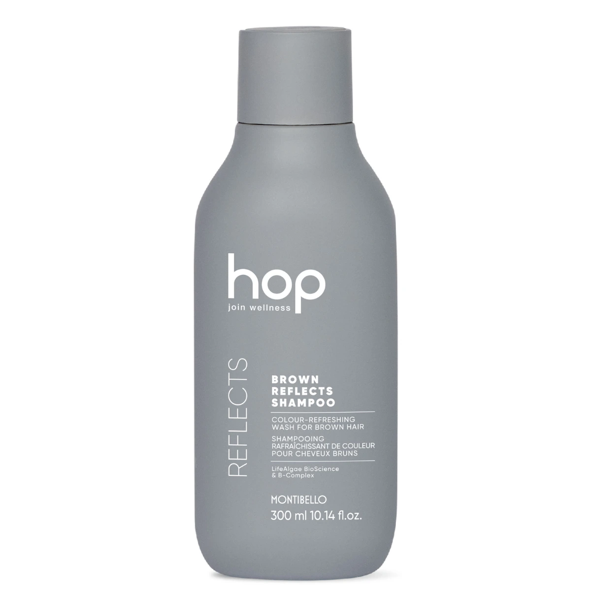 Montibello HOP Brown Reflects Shampoo 300 ml – profesjonalny szampon podkreślający kolor włosów brązowych i kasztanowych
