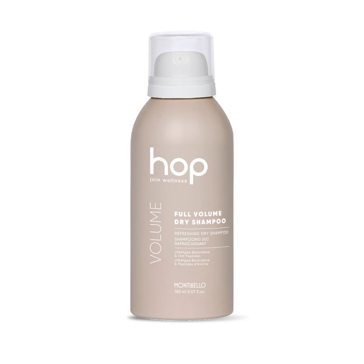 Montibello HOP Full Volume Dry Shampoo 150 ml – suchy szampon do włosów cienkich, odświeżający i nadający objętość