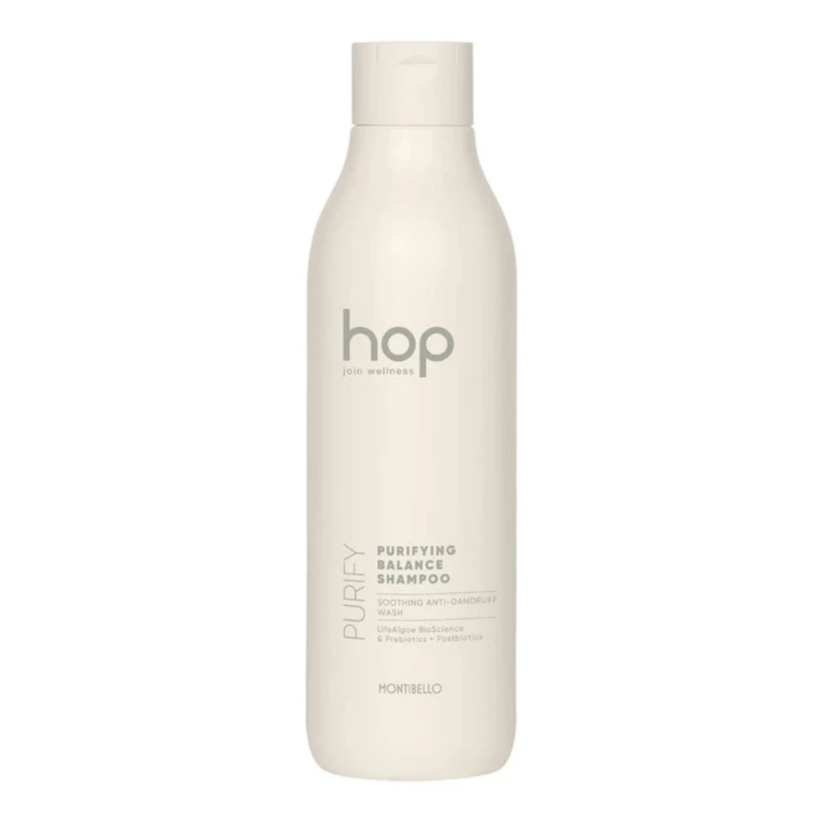 Montibello HOP Purifying Balance Shampoo 1000 ml – szampon oczyszczający i przeciwłupieżowy z prebiotykami i postbiotykami