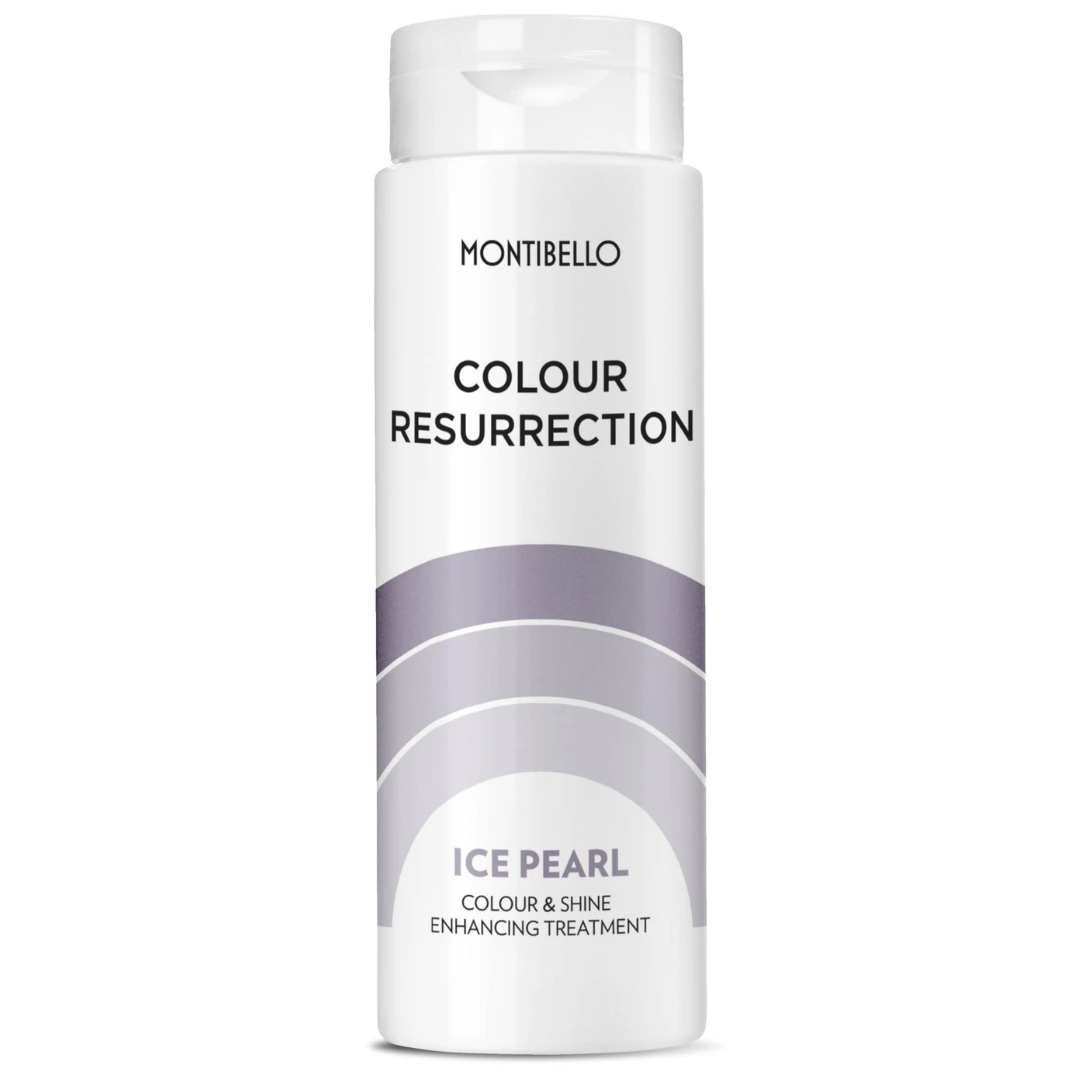Montibello Colour Resurrection Ice Pearl 150 ml – koloryzująca odżywka do włosów blond i farbowanych, neutralizuje żółte tony, nadaje chłodne refleksy i przywraca blask bez obciążania.