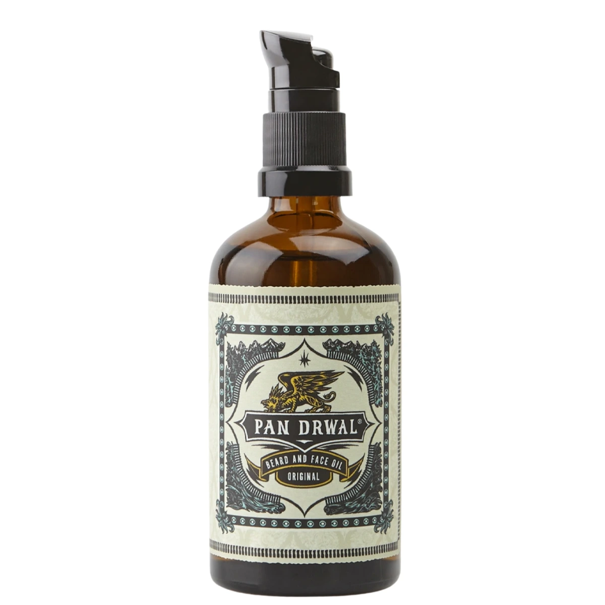 Pan Drwal Original olejek do brody 100 ml – naturalna pielęgnacja i klasyczny męski zapach w dużej butelce