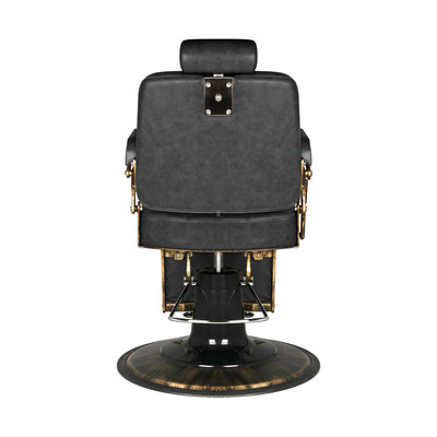 Gabbiano fotel barberski Boss HD Old Leather czarny