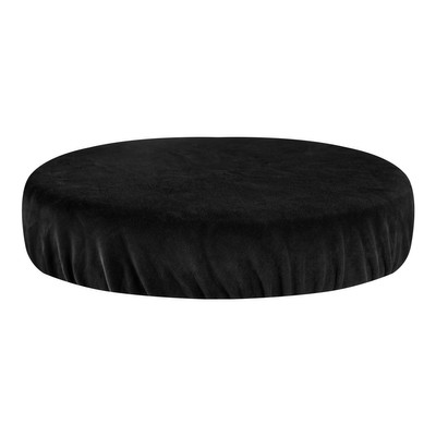 Pokrowiec na taboret welur czarny
