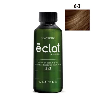 Montibello Éclat 6.3 – Złoty ciemny blond – farba demipermanentna bez amoniaku 60 ml