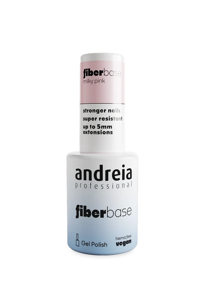 ANDREIA PRO Baza hybrydowa Fiber Base 10.5 ml Milky Pink