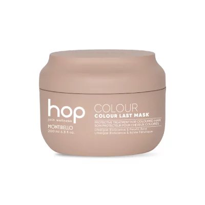 Montibello HOP Colour Last Mask 200 ml – Maska do włosów farbowanych z algami i kwasem ferulowym
