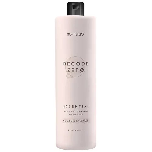 Montibello Decode Zero Essential 1000 ml – Naturalny wegański szampon oczyszczający i chroniący kolor