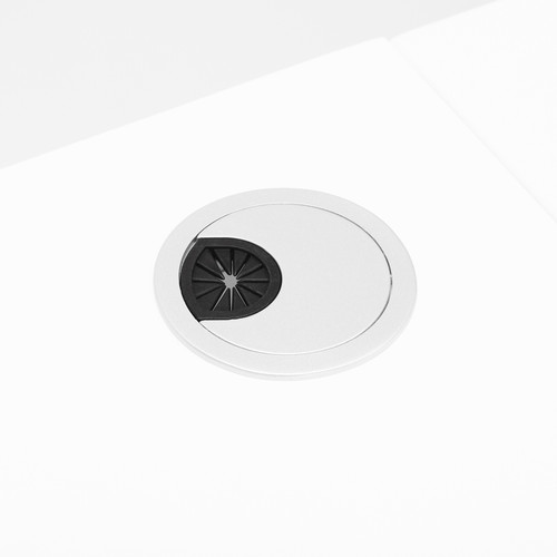 Biurko kosmetyczne 314 z pochłaniaczem kasetowym białe