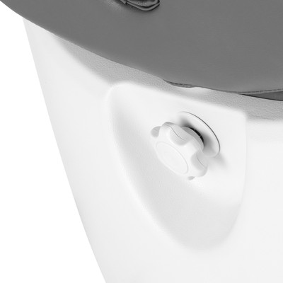 Fotel kosmetyczny elektr. Azzurro 870S pedi 3 siln. szary