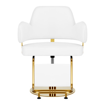 Gabbiano fotel fryzjerski Linz NQ złoto biały