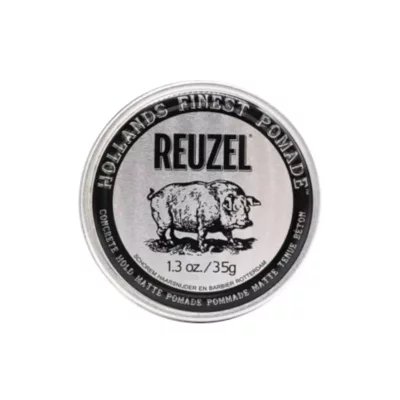 Reuzel – Concrete Hold Matte Pomade – Piglet 35 g – Matowa pomada o ekstremalnym chwycie w wersji podróżnej