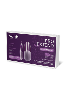 ANDREIA PRO Profilowane tipsy owal Medium Round 600