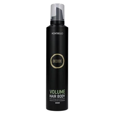 Montibello Decode Volume Hair Body 300 ml – bardzo mocna pianka unosząca włosy od nasady