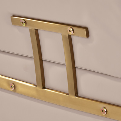 Gabbiano fotel fryzjerski Porto złoto Beżowy