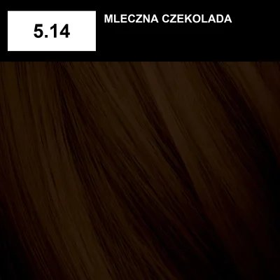 Mila Professional Milaton Classic farba do włosów 5.14 Mleczna czekolada 100 ml