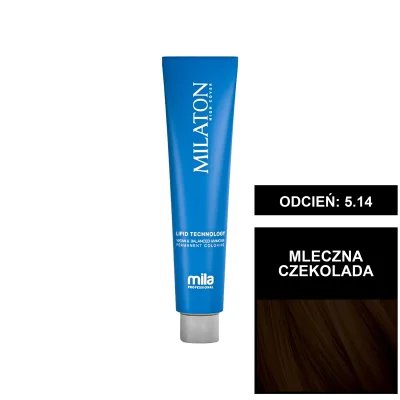 Mila Professional Milaton Classic farba do włosów 5.14 Mleczna czekolada 100 ml