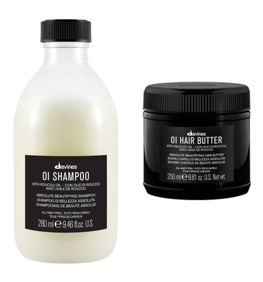 Zestaw Davines Essential Haircare OI masło + szampon