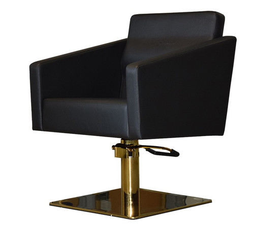 Zestaw Fryzjerski - 2 Fotele SIENA ZŁOTE + Myjnia VASTO ZŁOTA