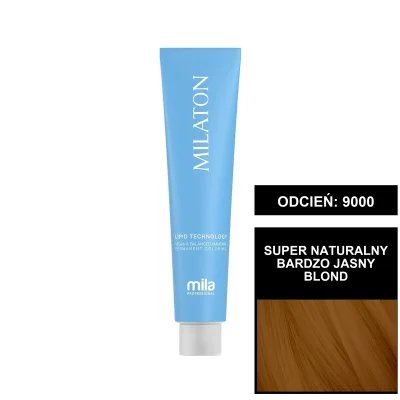 Mila Professional Milaton High Cover Supernatural farba do włosów 9000 Super naturalny bardzo jasny blond 100 ml