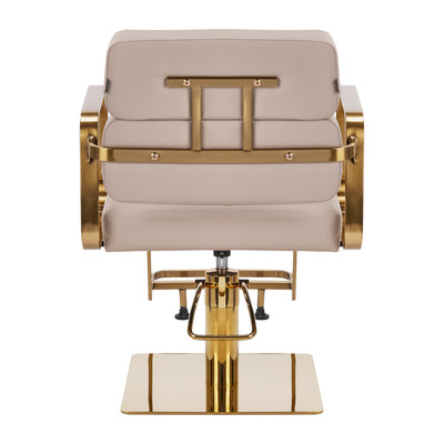 Gabbiano fotel fryzjerski Porto złoto Beżowy