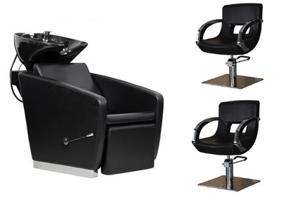 Zestaw Fryzjerski - 2 Fotele TAORMINA + Myjnia VASTO