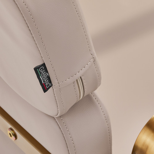 Gabbiano fotel fryzjerski Porto złoto Beżowy