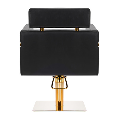 Gabbiano fotel fryzjerski Toledo złoto czarny