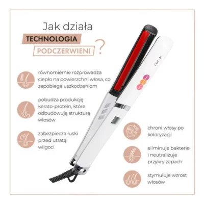 Prostownica Fale Loki Koki N103 Premium  + Spray i Szampon Hair Expert Regeneracja