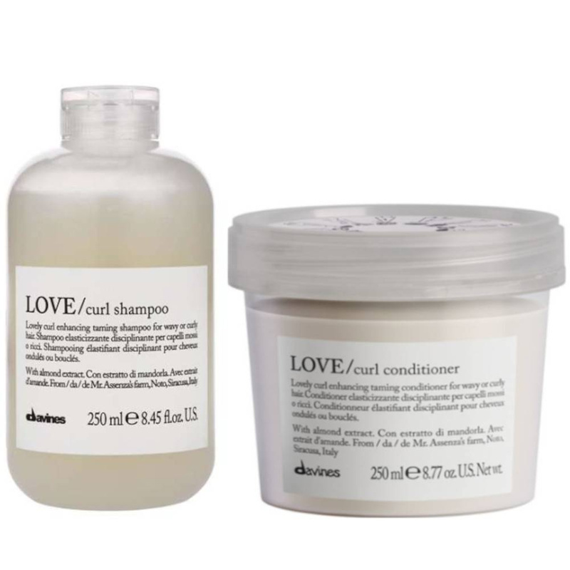 Zestaw podkreślający skręt loków LOVE Curl  DAVINES : Szampon + Odżywka