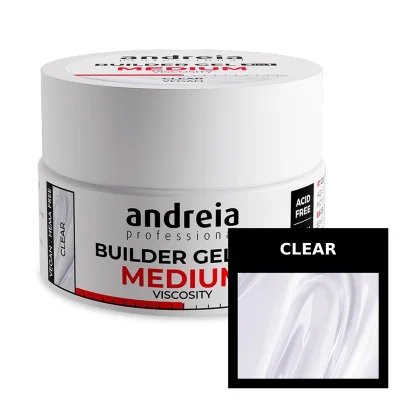 ANDREIA Builder Gel Medium Viscosity Clear żel budujący 44 g