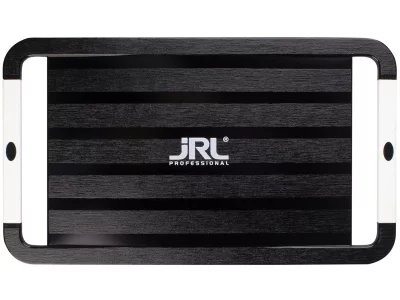 JRL Vista – Lustro barberskie czarne z podwójnym uchwytem – przenośne i trwałe