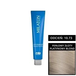 Mila Professional Milaton High Cover farba do włosów 10.73 Perłowy złoty platynowy blond Dubaju 100 ml
