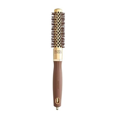 Szczotka Olivia Garden ExpertBlowout Shine Wavy Bristles Gold&Brown 20mm