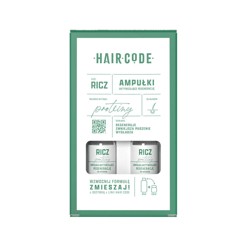 Ampułki regenerujące włosy Hair Code Ricz 4x5ml