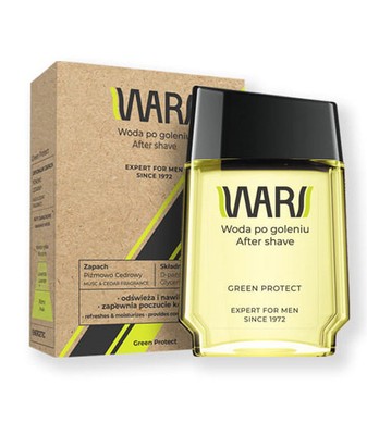 Wars-Expert For Men Aftershave Woda Po Goleniu Green Protect 90 ml