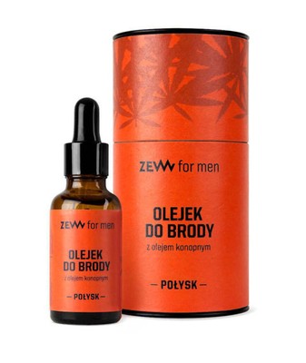 Zew-Olejek do Brody z Olejem Konopny Połysk 30 ml