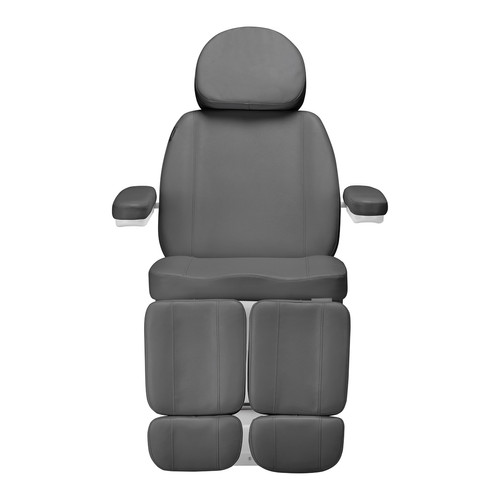 Elektryczny fotel kosmetyczny SILLON CLASSIC 3 silniki z kołyską pedi szary