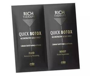 Kuracja odbudowa Quick Botox do włosów Rich Therapy Mila 2x12ml