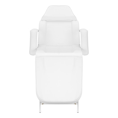 Fotel kosmetyczny 557A z kuwetami biały