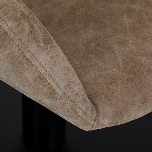 Gabbiano fotel fryzjerski Morena modern old brązowy