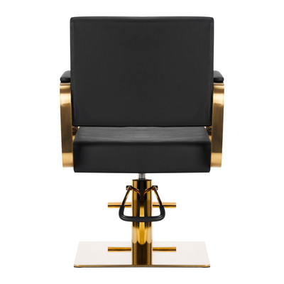 Gabbiano fotel fryzjerski Avila złoto czarny
