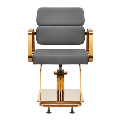 Gabbiano fotel fryzjerski Porto złoto Szary