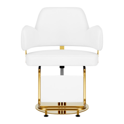 Gabbiano fotel fryzjerski Linz NQ złoto biały