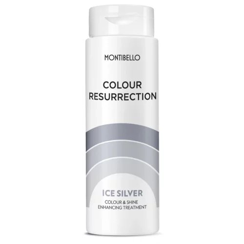 Montibello Colour Resurrection Ice Silver 150 ml – Koloryzująca odżywka do włosów farbowanych i blond z chłodnym, popielatym refleksem