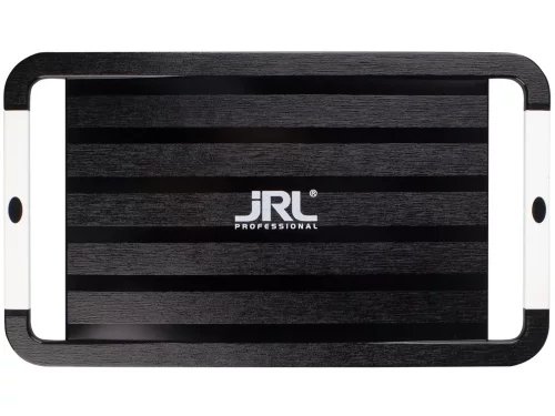 JRL Vista – Lustro barberskie czarne z podwójnym uchwytem – przenośne i trwałe