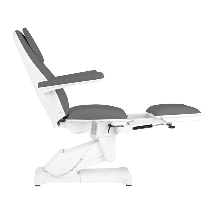 Fotel kosmetyczny elektryczny Sillon Basic pedi 3 siln. szary