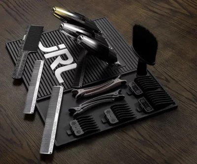 JRL – Mata barberska z 3 magnesami – antypoślizgowa pod narzędzia fryzjerskie